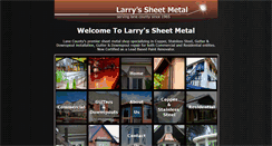 Desktop Screenshot of larryssheetmetal.com